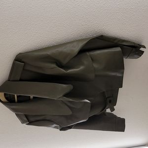 Kiara olive panels Jacket